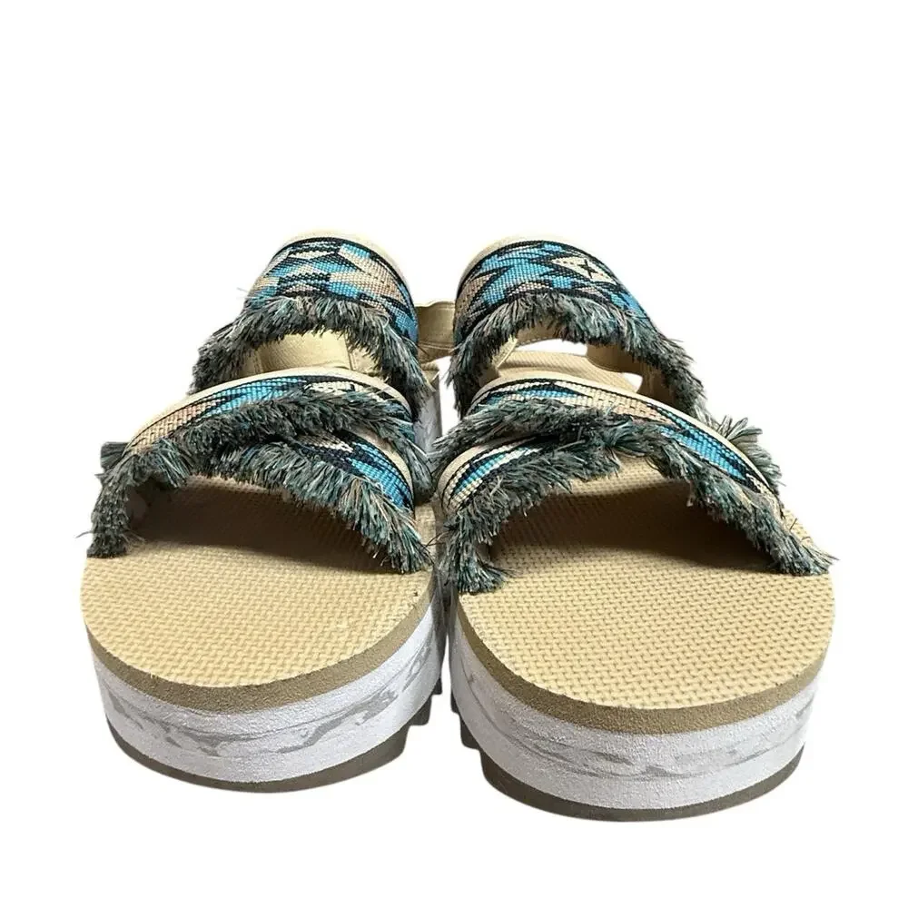Teva Flatform Ceres Platform Sandals in Double Double Diamond size 9 Boho Aztec - Picture 6 of 15